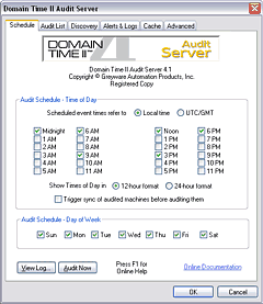 Domain Time II Audit Server