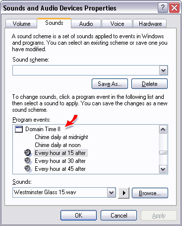 Windows Sound and Audio Devices Properties page 