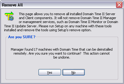 Domain Time II Manager - Remove All