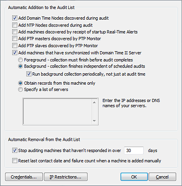 Audit List Management