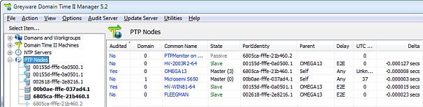 Manager's PTP Monitor Display