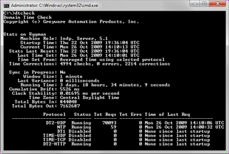 Domain Time II DTCheck utility