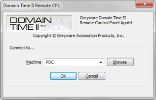 Domain Time II Remote CPL