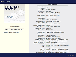 Web Page Stats Display